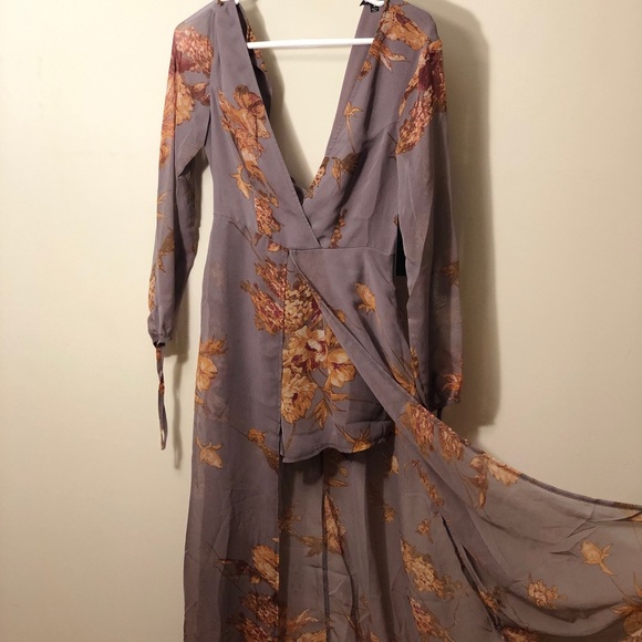 Lulus Dresses & Skirts - Romper Maxi Dress